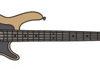 Electric bass guitar