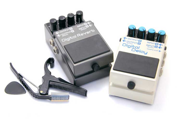 Guitar effects pedals