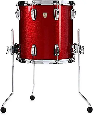 Ludwig Classic Maple Floor Tom - 14&quot;x14&quot;, Red Sparkle