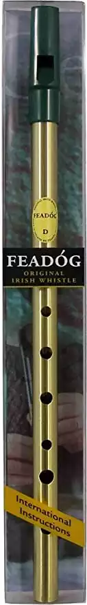 Feadóg Brass Traditional Irish Whistle