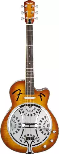 Fender FR-50 Acoustic Electric Resonator Guitar, Sunburst