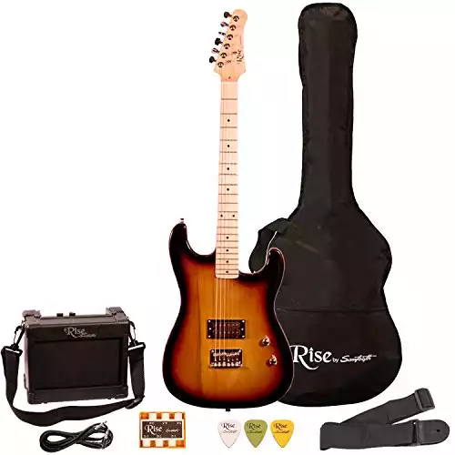 Rise by Sawtooth Right Handed 3/4 Size Electric Guitar Kit