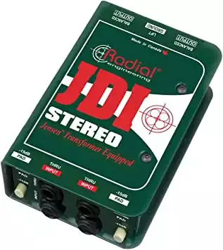 Radial JDI Stereo - Jensen Equipped 2-Channel Passive Instrument Direct Box