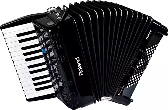 Roland FR-1X Premium V-Accordion Lite with 26 Piano Keys and Speakers, Black