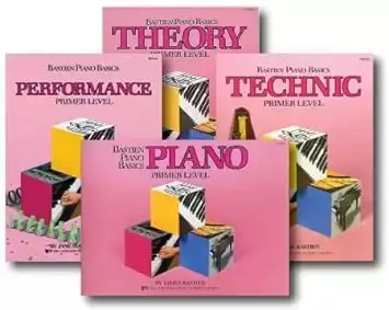 Bastien Piano Basics Primer Level - Learn to Play Four Book Set - Includes Primer Level Piano, Theory, Technic, and Performance Books (Original Version)